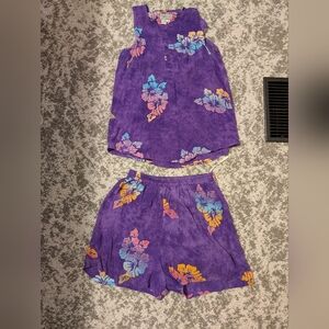 Floral Purple Women's Set